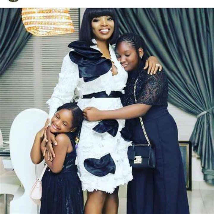 Annie Macaulay Idibia daughter and mother
