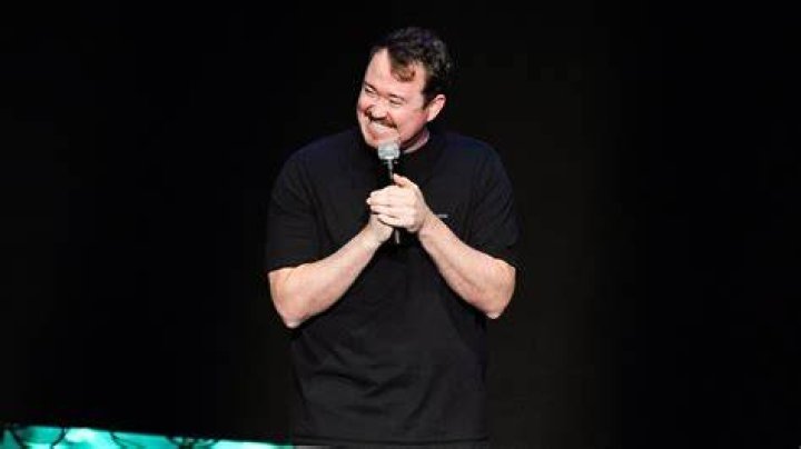 Comedian Shane Gillis performs at The Stress Factory Comedy Club on August 19, 2021 in New Brunswick, New Jersey.
