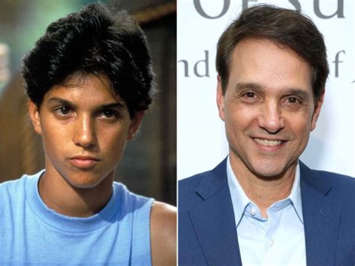 Ralph Macchio stars as Daniel LaRusso (r), renewing his fued against William Zabka's Johnny Lawrence in Netflix's Cobra Kai.